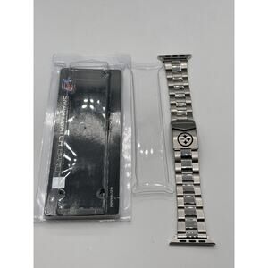 Smartwatch Band, Apple, Pittsburgh Steelers, Stainless Steel, J-01-58
